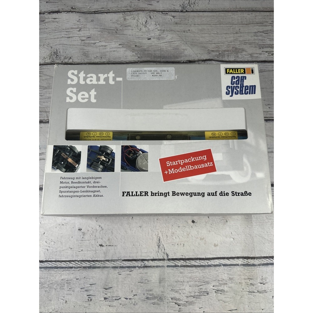 Faller Car System Start Set #161519 HO - Bahnubergang+LKW- New Old Stock OpenBox